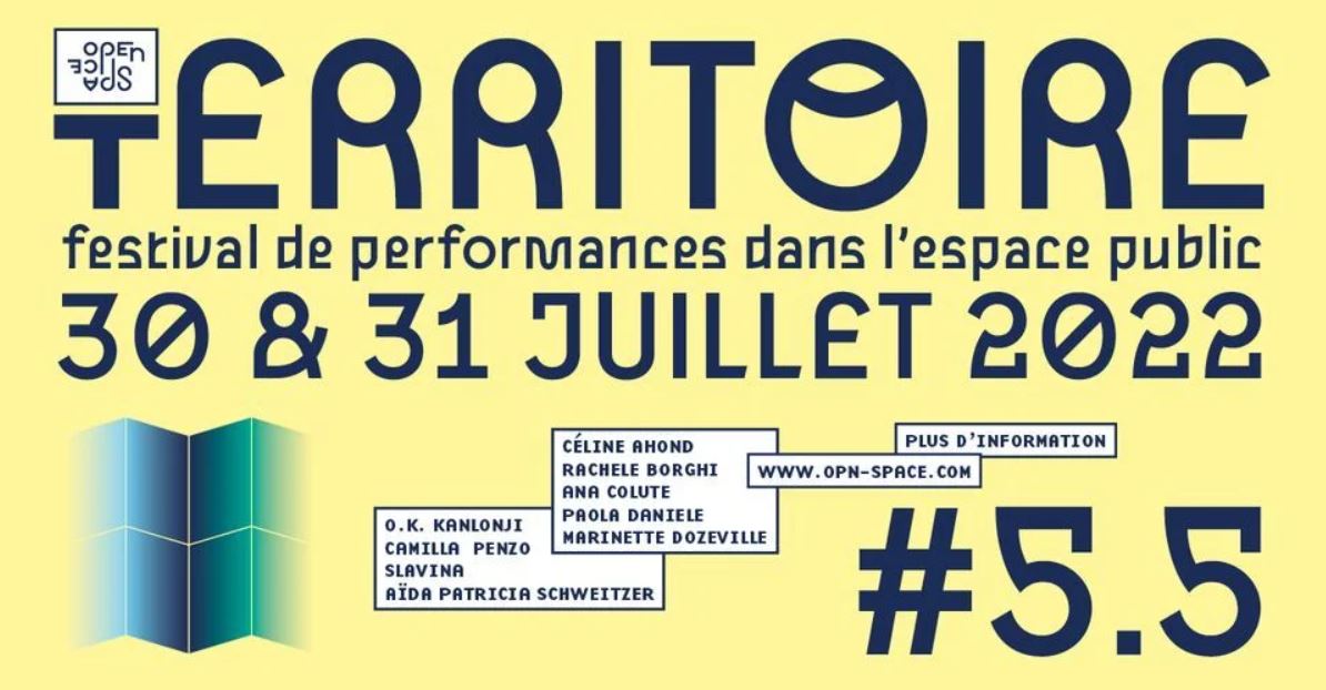 Aïda Schweitzer, invited to the festival of performances “Territoire”